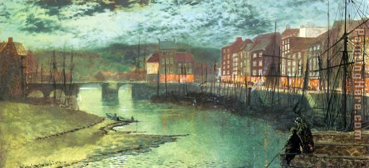 John Atkinson Grimshaw Whitby Docks